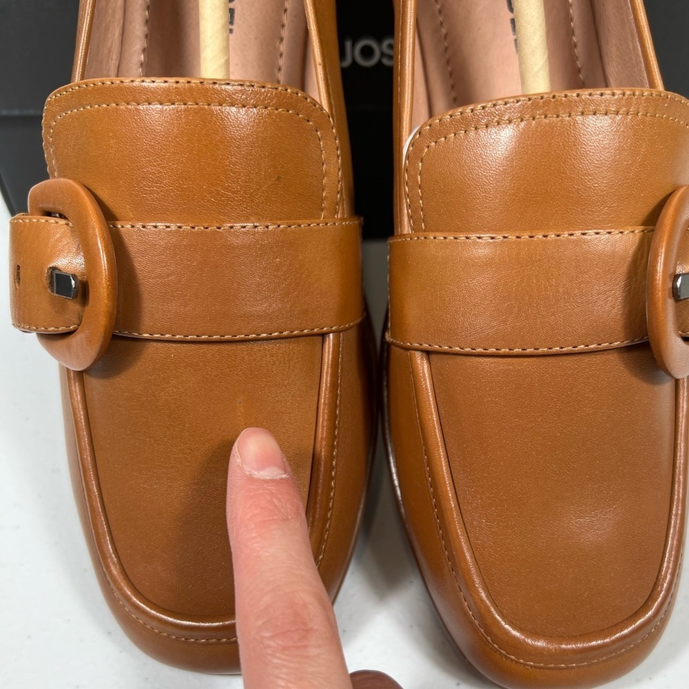 Josef Seibel camel Tan leather flat 37 6/6.5 - Picture 5 of 5